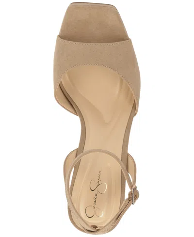 Jessica Simpson Women's Jixte Two-piece Dress Sandals In Neutral