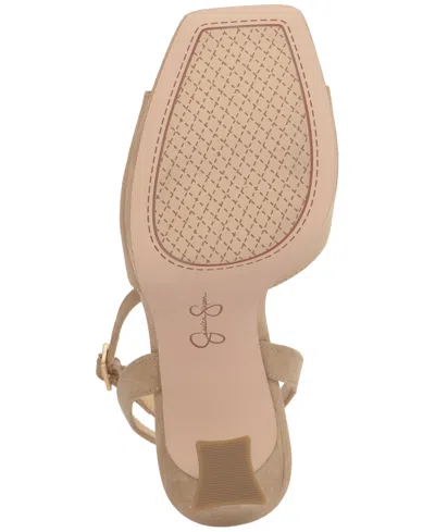 Jessica Simpson Women's Jixte Two-piece Dress Sandals In Neutral