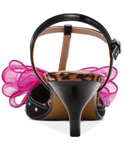 Betsey Johnson Women's Lillyan T-strap Kitten-heel Pumps In Multi