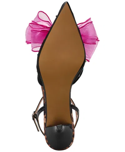 Betsey Johnson Women's Lillyan T-strap Kitten-heel Pumps In Multi