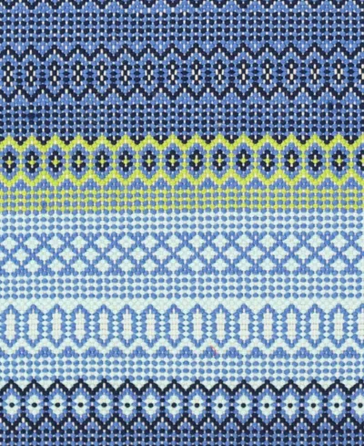 Dash And Albert Rugs By Annie Selke Fiesta Stripe Indoor/outdoor Da662 5'x8' Area Rug In Multi