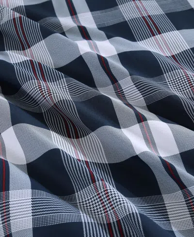 Tommy Hilfiger 180 Thread Count Dream Madras Cotton Duvet Set In Multi