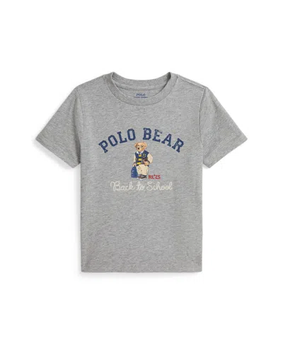 Polo Ralph Lauren Kids Printed T-shirt In Gray