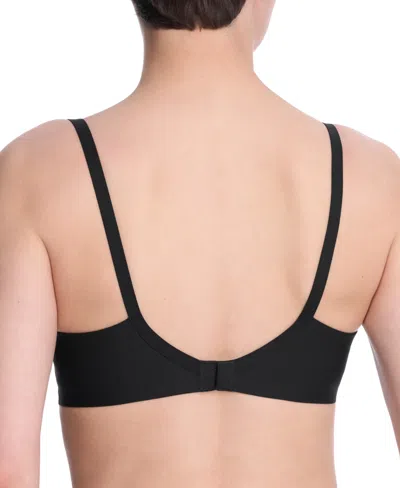 Natori Harmony Smooth Back Underwire Spacer T-shirt Bra In Black