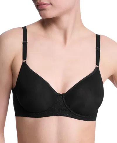 Natori Harmony Smooth Back Underwire Spacer T-shirt Bra In Black