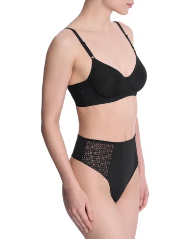 Natori Harmony Smooth Back Underwire Spacer T-shirt Bra In Black