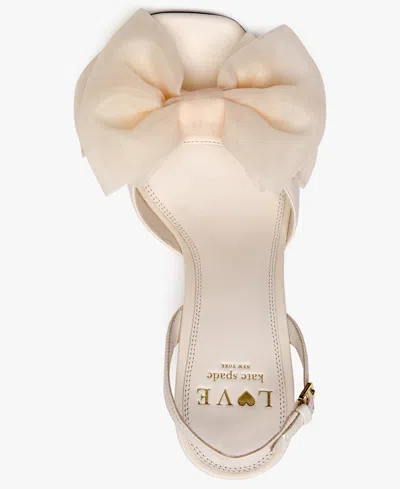 Kate Spade Beau Heeled Sandal In Neutral