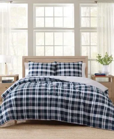 Tommy Hilfiger 180 Thread Count Dream Madras Cotton Duvet Set In Multi