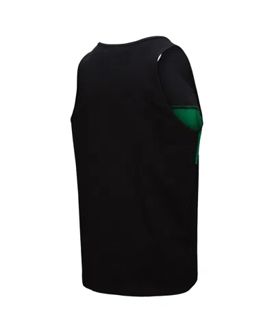 Mitchell & Ness Men's Black New York Jets Retro Color Block Tank Top In Black