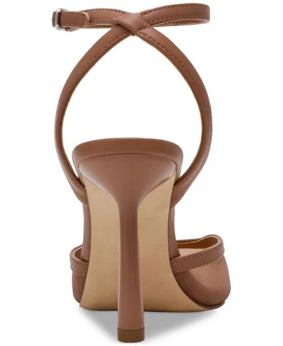 Steve Madden Women's Alliance Mesh Two-piece Pumps In Brown