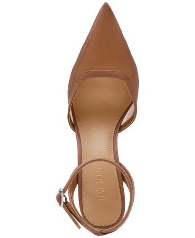 Steve Madden Women's Alliance Mesh Two-piece Pumps In Brown