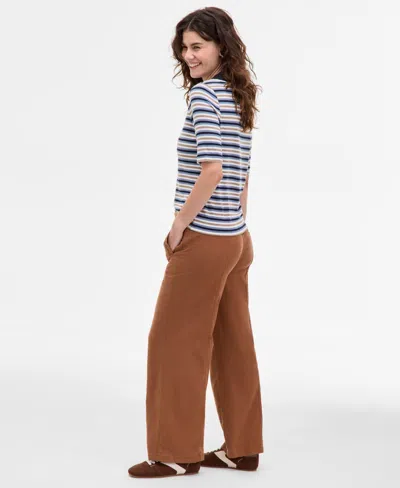 Liverpool Los Angeles Women's High Rise Wide-leg Pants In Brown