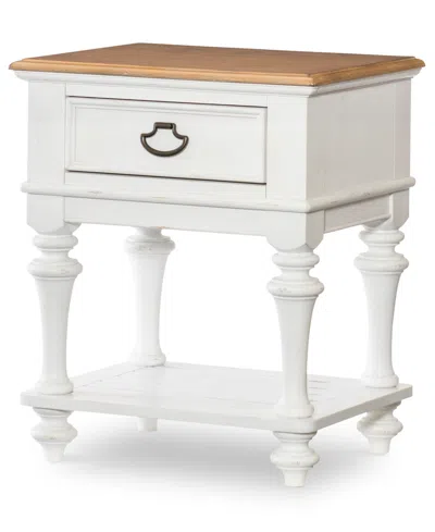Macy's Mandeville Open Nightstand, Created For . In White