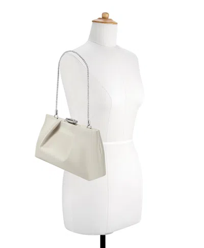 Nine West Cramer Small Convertible Clutch Bag In White