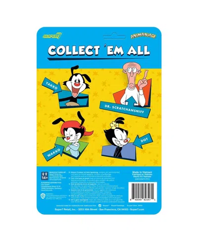 Super7 Animaniacs Reaction Figures Wave 1 In Transparent