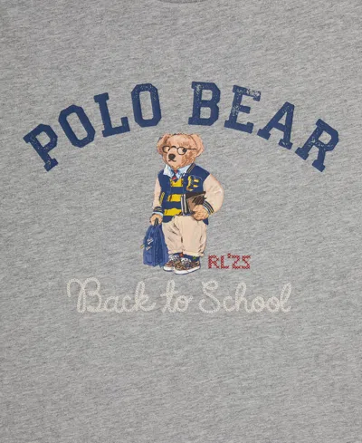Polo Ralph Lauren Kids Printed T-shirt In Gray