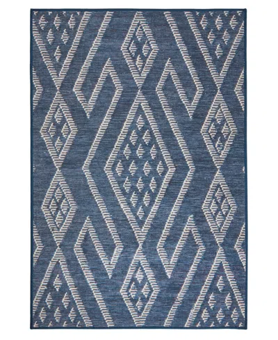 Dash And Albert Rugs By Annie Selke Guthrie Machine Washable Da2344 3'x5' Area Rug In Blue