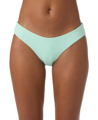 O'neill Women's Saltwater Solids Blue Lagoon Bottoms In Green