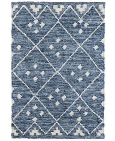 Dash And Albert Rugs By Annie Selke Kota Wool Da853 8'x10' Area Rug In Purple