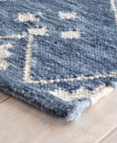 Dash And Albert Rugs By Annie Selke Kota Wool Da853 8'x10' Area Rug In Purple