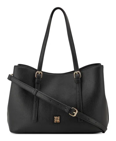 Nine West Anders Large Carryall Tote Bag In Black
