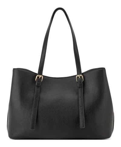 Nine West Anders Large Carryall Tote Bag In Black