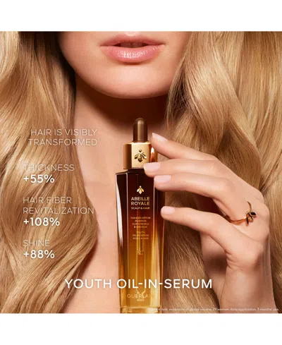 Guerlain Limited Edition Abeille Royale Scalp & Hair Youth Ritual Set ($170 Value!) In Transparent