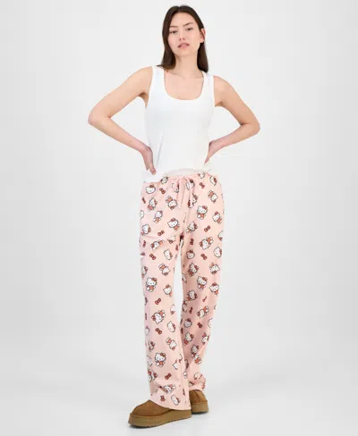 Love Tribe Trendy Plus Hello Kitty Graphic Drawstring Pants In Multi
