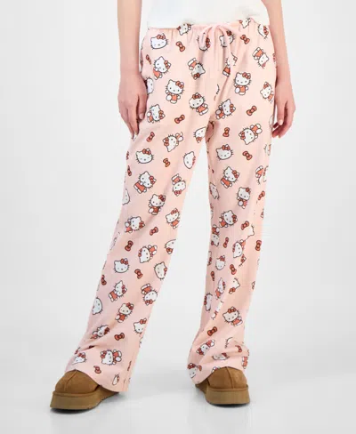 Love Tribe Trendy Plus Hello Kitty Graphic Drawstring Pants In Multi