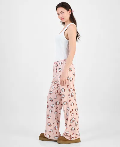 Love Tribe Trendy Plus Hello Kitty Graphic Drawstring Pants In Multi