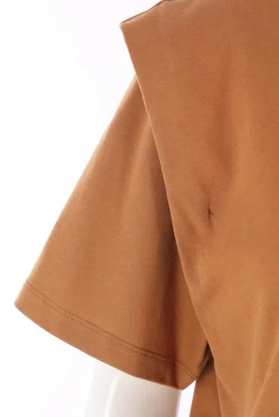 Isabel Marant Cotton T-shirt In Brown