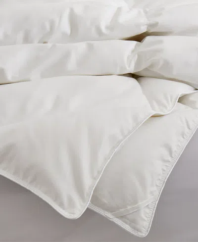 Unikome 360 Thread Count All Season Box Quilted White Goose Down Feather Fiber Comforter Collection In White
