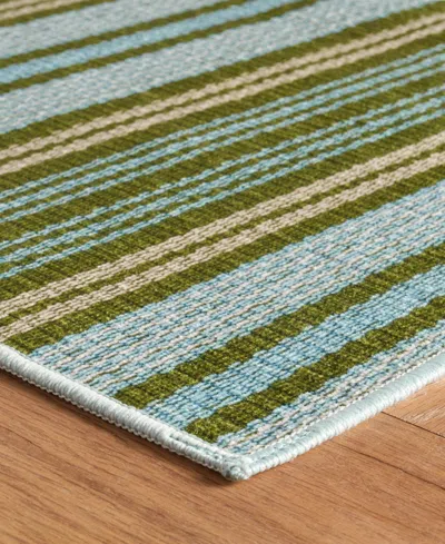 Dash And Albert Rugs By Annie Selke Caravan Stripe Machine Washable Da2034 2'x3' Area Rug In Multi