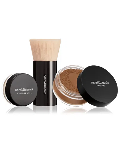 Bareminerals The Original Get Started Kit 3-piece Mineral Makeup Set In Gold
