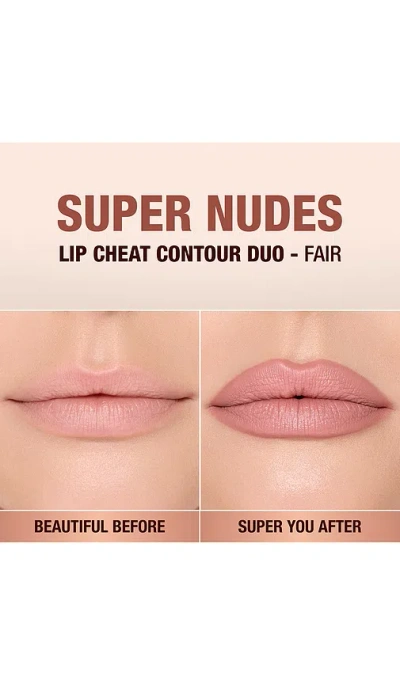 Charlotte Tilbury Super Nudes Lip Cheat Contour Duo Lip Liner