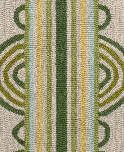 Dash And Albert Rugs By Annie Selke Button Da1995 5'x8' Area Rug In Green