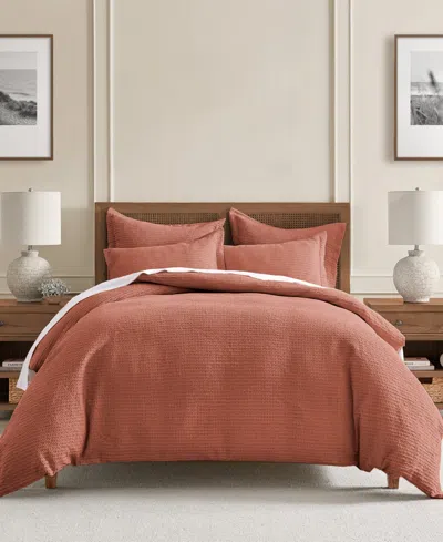 Levtex Cloud Waffle Textured 2-pc. Comforter Set, Twin/twin Xl In Brown