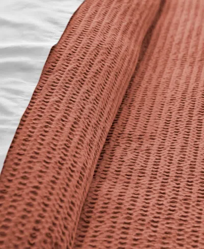 Levtex Cloud Waffle Textured 2-pc. Comforter Set, Twin/twin Xl In Brown