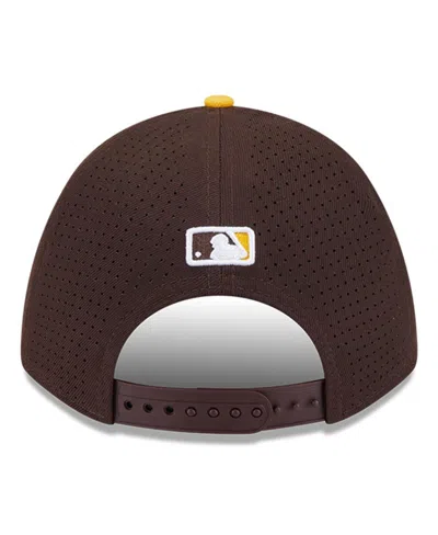 New Era Men's Brown/gold San Diego Padres 2025 Mlb All-star Game 9forty M-crown Adjustable Hat In Brown