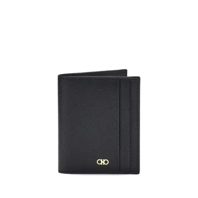 Ferragamo Bi-fold Cardholder Slots In Black