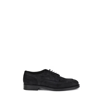 Brunello Cucinelli Clean Design Lace-up Shoes For Everyday Sophistication In Black