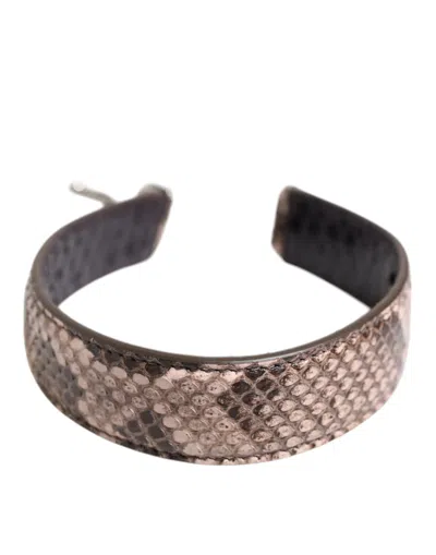 Dolce & Gabbana Beige Exotic Leather Handbag Accessory Shoulder Strap In Sand