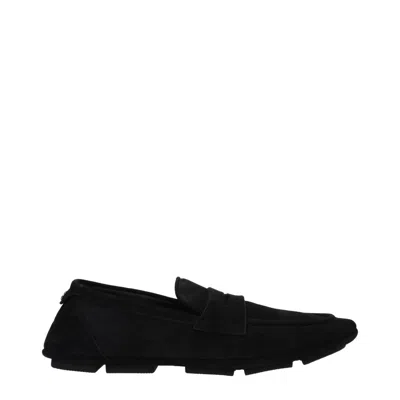 Dolce & Gabbana Dolce&gabbana Black Suede Loafer