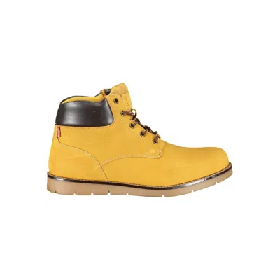 Levi's Yellow Polyester Boot In Yellow