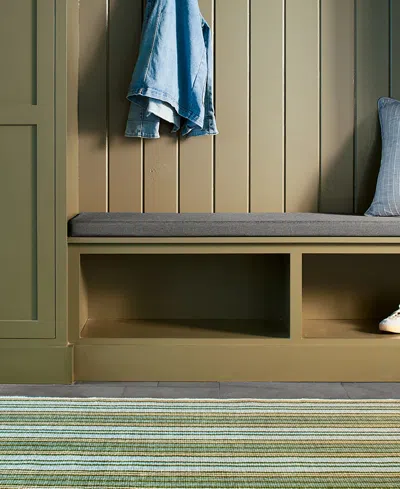 Dash And Albert Rugs By Annie Selke Caravan Stripe Machine Washable Da2034 5'x8' Area Rug In Multi