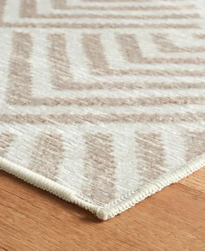 Dash And Albert Rugs By Annie Selke Cleo Machine Washable Da2167 3'x5' Area Rug In Multi