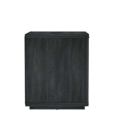 Manhattan Comfort Evelyn 32" 1-drawer Nightstand In Black