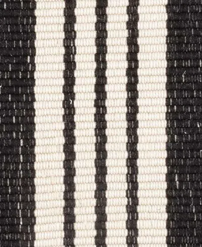 Dash And Albert Rugs By Annie Selke Birmingham Indoor/outdoor Da148 3'x5' Area Rug In Black