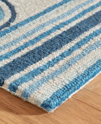 Dash And Albert Rugs By Annie Selke Button Da1985 2'x3' Area Rug In Blue