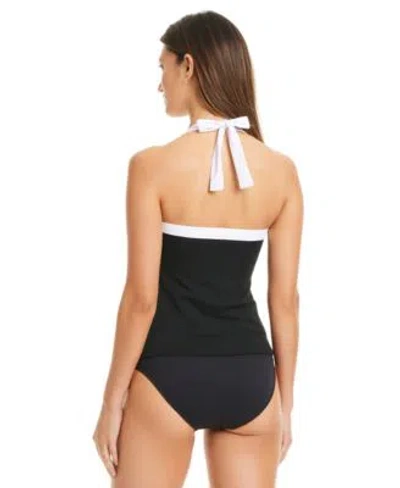 Bleu Rod Beattie Womens Im With The Band Halter Tankini Top Hipster Bottoms In Black